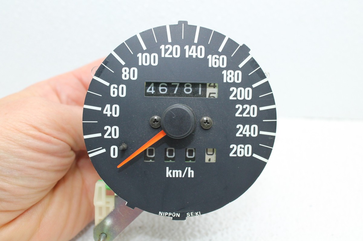 1985-1987 KAWASAKI NINJA 600R ZX600 SPEEDOMETER KILOMETER ASSEMBLY