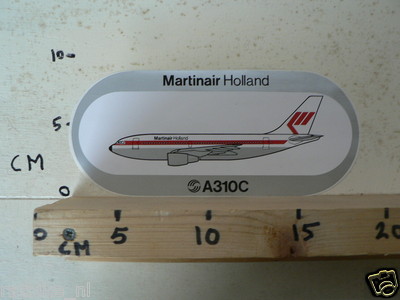 A310 Sticker STICKER,DECAL MARTINAIR HOLLAND A310 C AIRPLANE VLIEGTUIG B | eBay UK