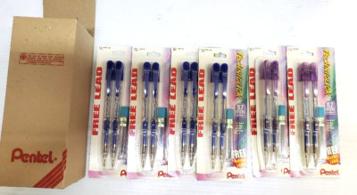 Pentel Techniclick 0.7mm Mechanical Pencils (2Pack) BOX of 6, NOS, Japan