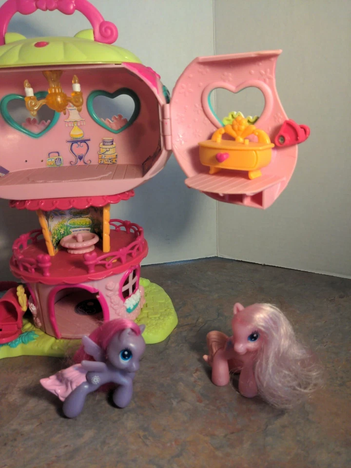 My little pony Shop 2006 House Rare bathtub chandelier lights 3 little Ponies  - Image 3 of 4