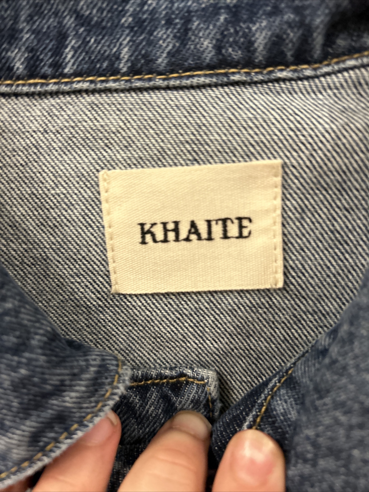 Khait Denim Grezzo Jacket Size  m  new image 7