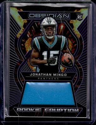 2023 Obsidian Jonathan Mingo Rookie Eruption Materials Electric Etch Purple #/75