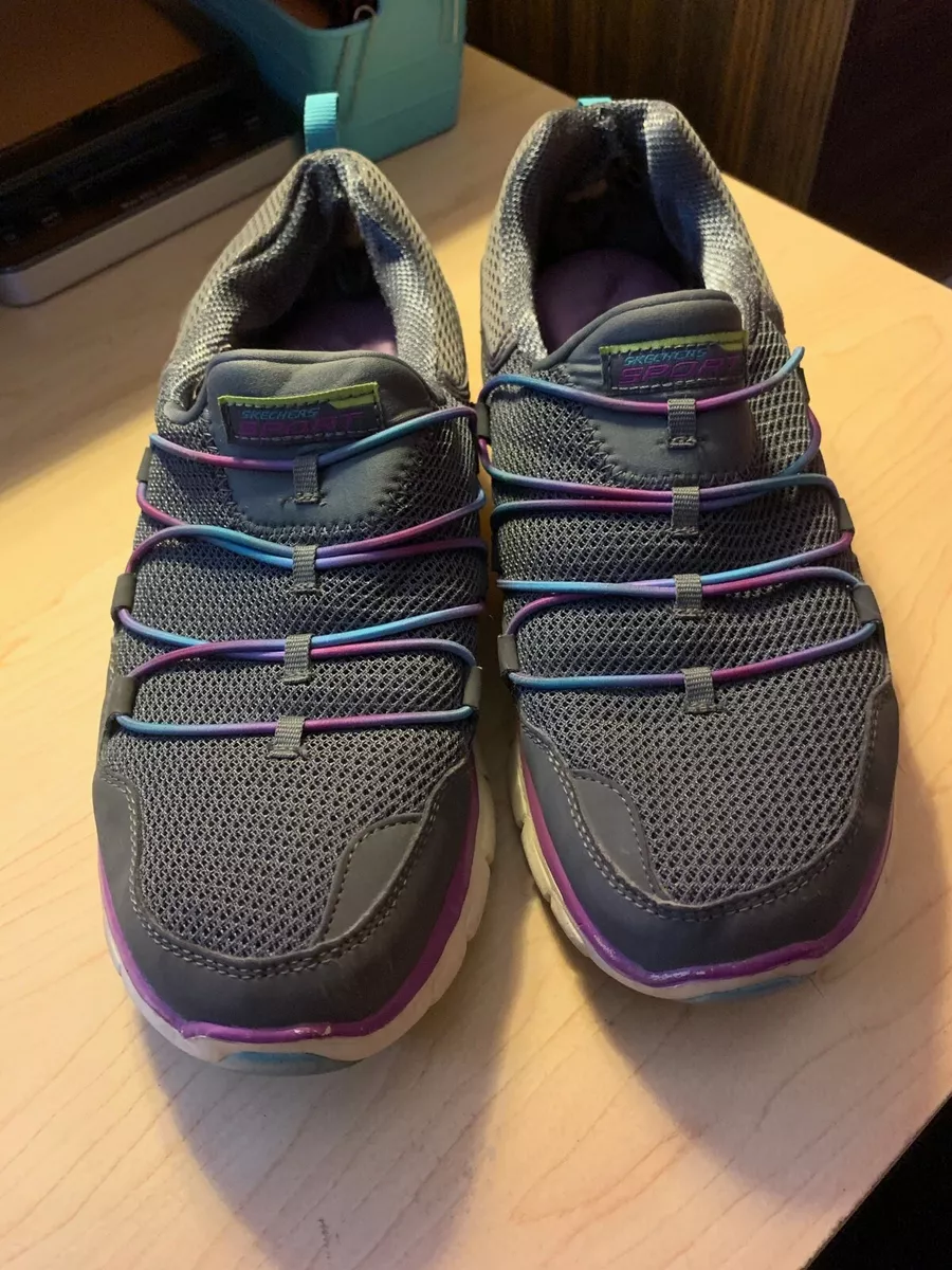 Skechers memory foam no tie cheap