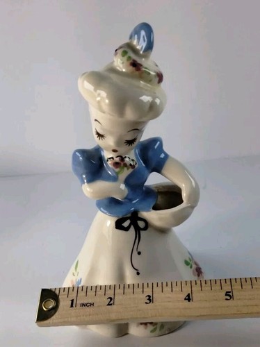 Vintage DeLee Art Hollywood California 1940 Hattie Pottery Planter Figurine Vase - Picture 12 of 15