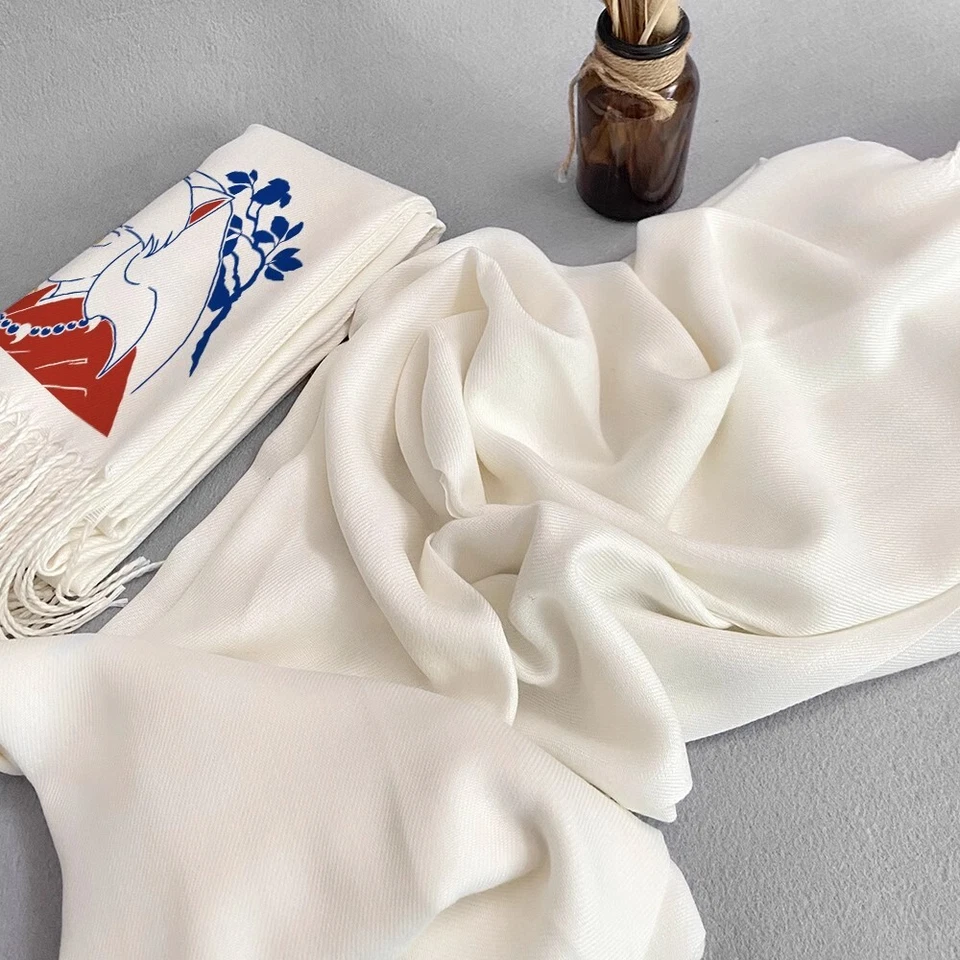 Anime Inuyasha Bufanda Invierno Cálido Pañuelo para el Cuello Envolturas Cos Regalos Nuevo 1 pieza Foto 3 de 4