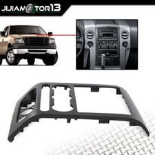 Dash Radio Bezel Center Trim Panel Fit For 2004-2008 Ford F-150 F150 Black