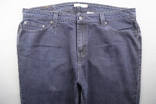 Stivali alti jeans Levi's 515 vintage donna 2006 taglio scuro taglia 20M (38x28) - Foto 2 di 8