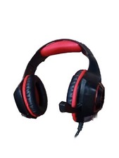 Red Beexcelent Gaming Headphones With Mic And Led Lights