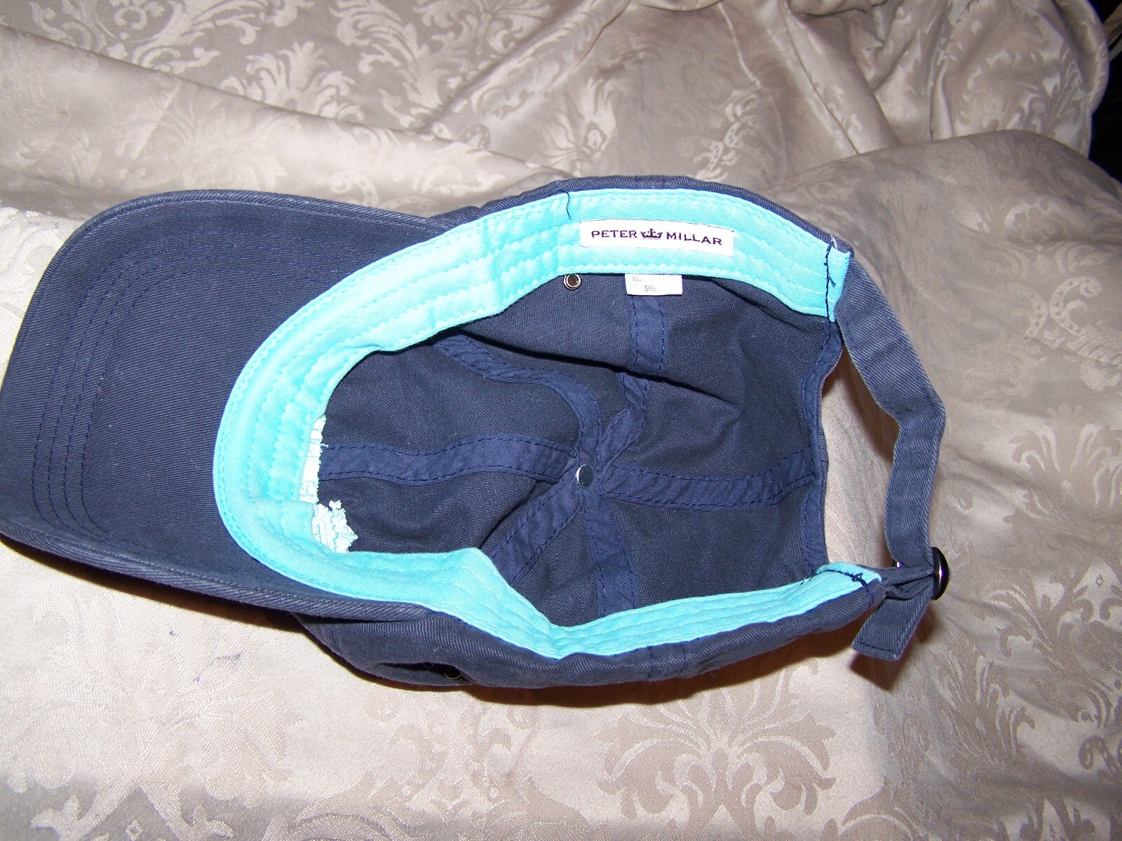 Peter Millar Adjustable Baseball Style Hat Blue - image 3