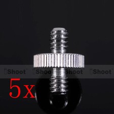 5x 1/4" Metal Adapter Screw for Flash Holder Camera Bracket Studio Light Stand