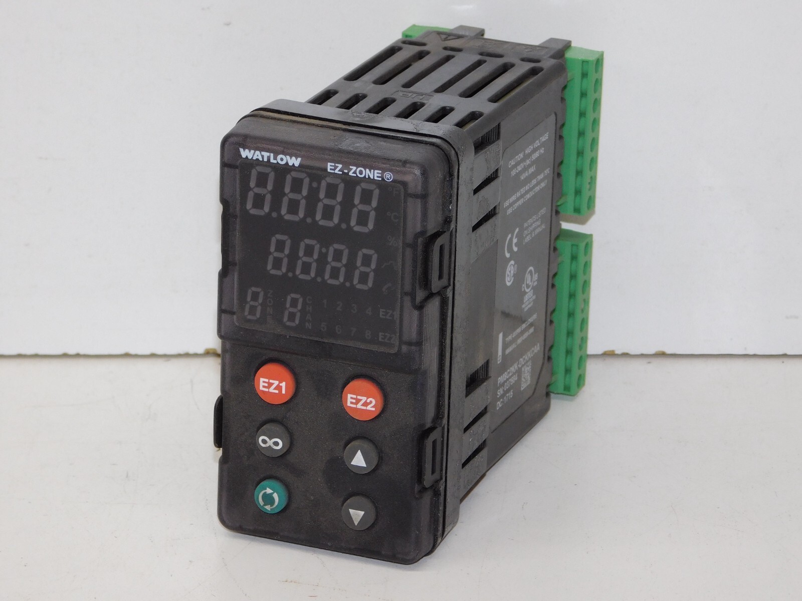 Watlow PM8C2KK-DCKKCAA EZ Zone PM Panel Mount Temperature Controller Module Unit