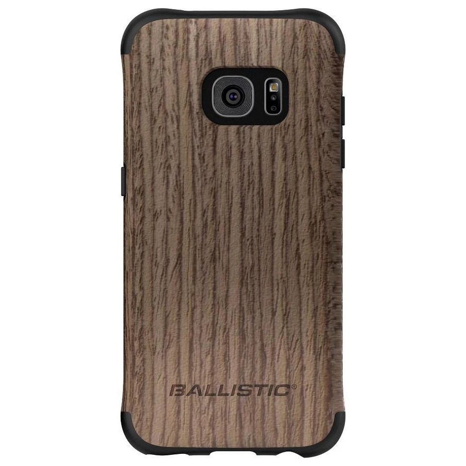Funda Ballistic Urbanite Select Samsung Galaxy S7 Edge - Negra/Madera de fresno oscuro Foto 2 de 4