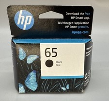 Genuine OEM HP 65 Black Ink Cartridge Expired