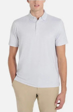 Hickey Freeman Men's Short Sleeve Polo Shirt, Gray, Size 2XL NWOT
