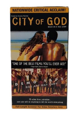 City Of God VHS - Brazilian Portuguese With English Subtitles Rare Movie TESTED