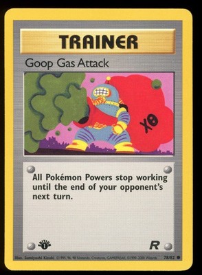 Pokemon 1st Edition Team Rocket (2000) - Goop Gas Attack 78/82 - Common - NM