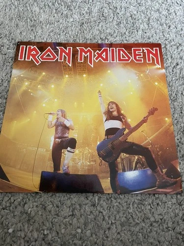 Iron Maiden - Running Free 3 Track 12” Black Vinyl Single EMI 1985 VG+