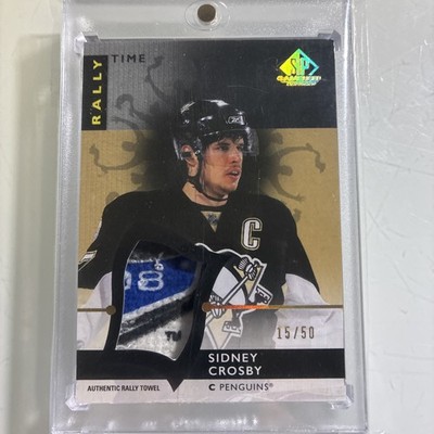 2023-24 Upper Deck Sp Game Used Rally Time Towel Relics Sidney Crosby /50