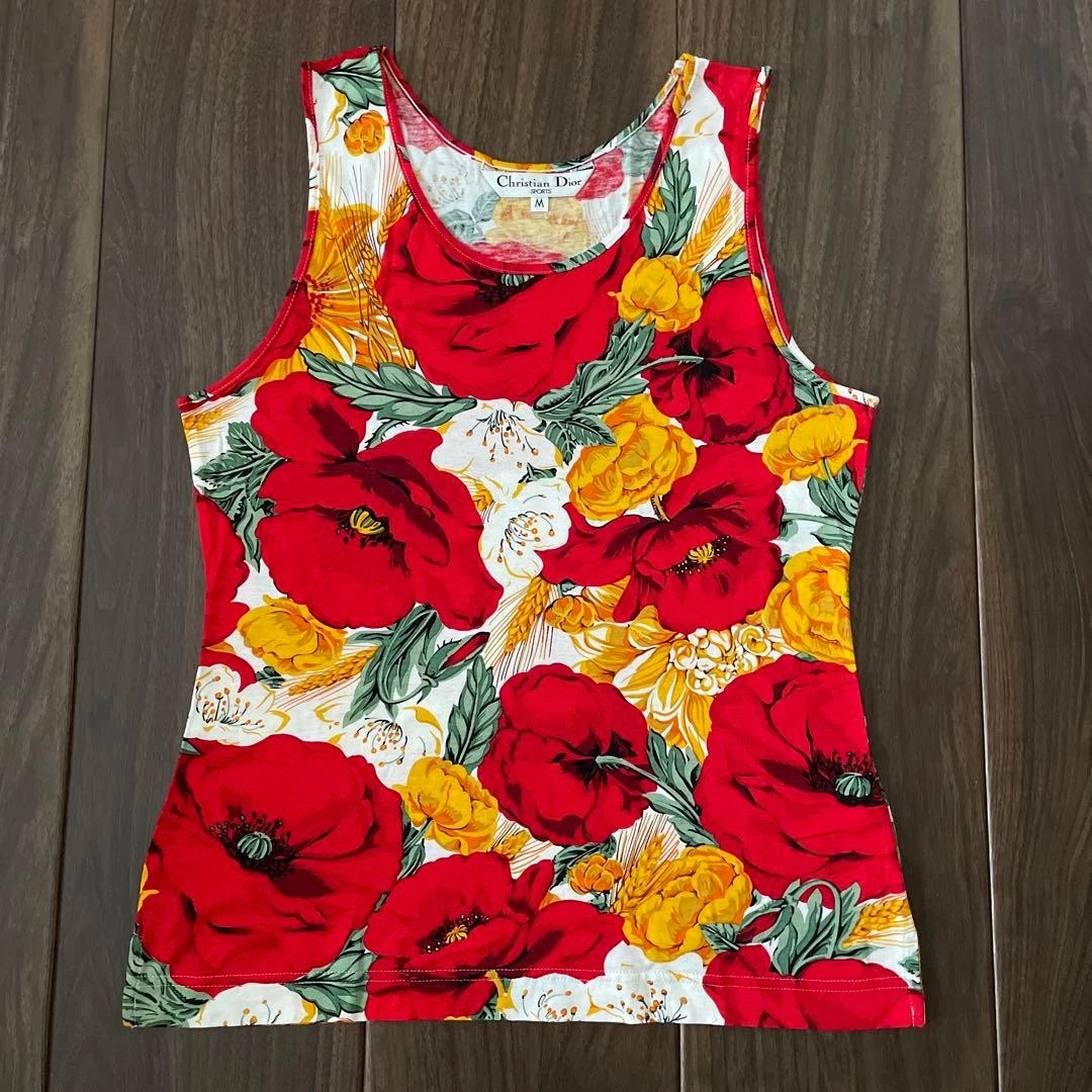 Dior Floral Tank Tops for Women for sale | eBay