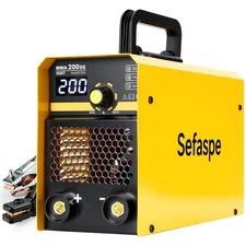 Stick Welder 200Amp with Display Digital Inverter IGBT portable Welding Machi...