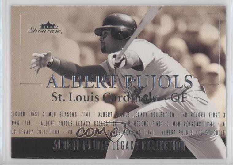 2004 Fleer Showcase Legacy Collection 167/1000 Albert Pujols #7L 4g8