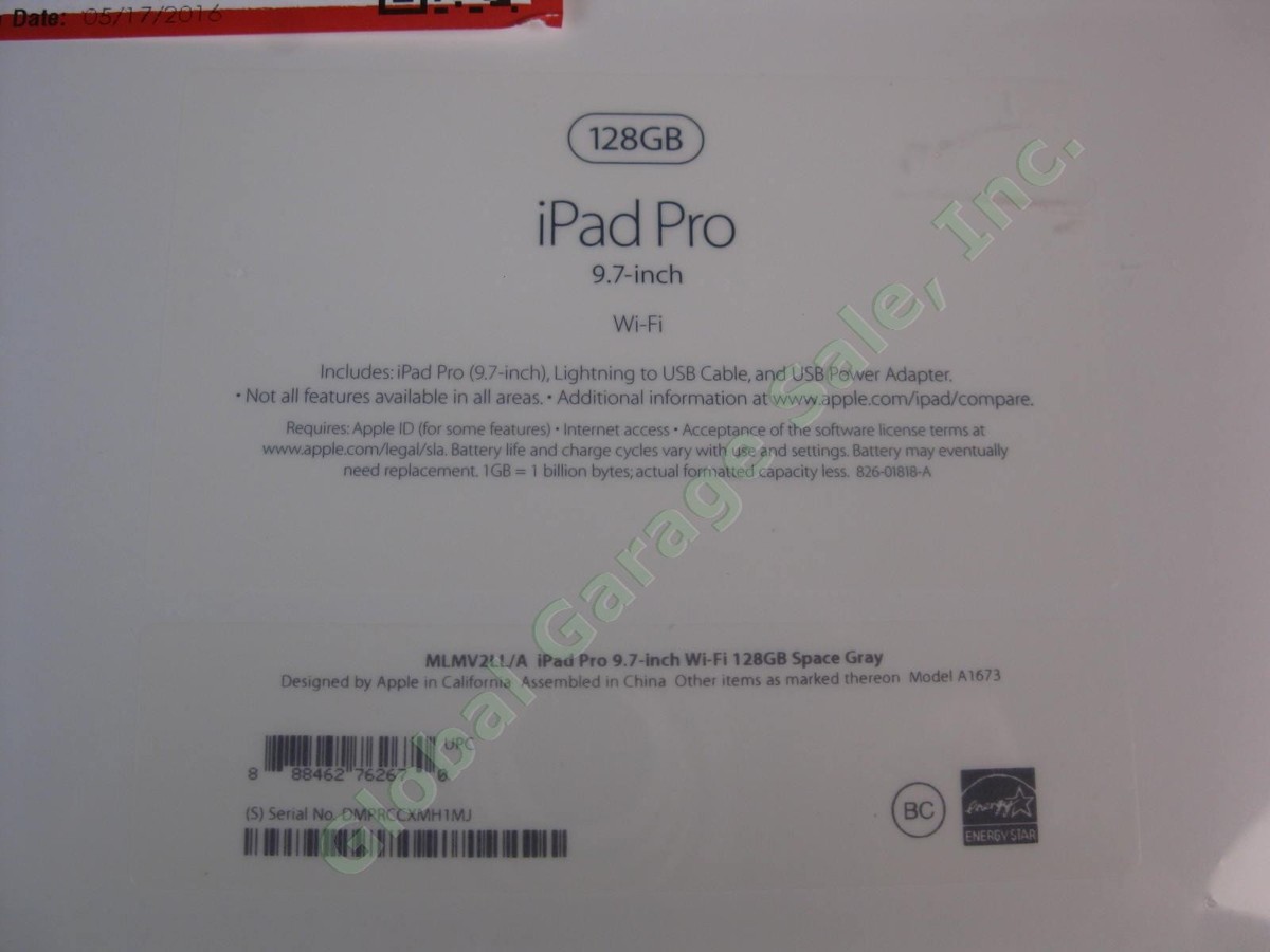 Apple iPad Pro (9.7-inch) A1673 128 GB, Wi-Fi, 9.7 in - Space Gray