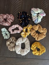 Hair Multi-Color Hair Scrunchies - 10 Pieces