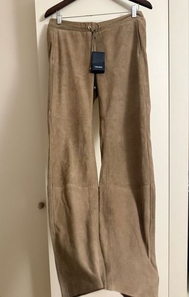 Damen Max Mara Hose Wildleder 36