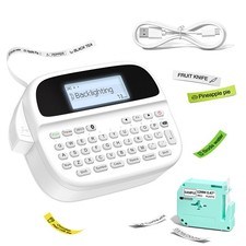 Label Maker Machine with Tapes, Label Makers with Battery, Rechargeable Label...