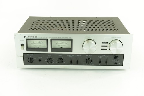 Vintage Kenwood KA-405 Stereo Integrated Amplifier - Silver Face - Pro Serviced!