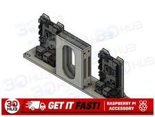 10-Inch Rack Mount 2x Raspberry Pi 3 5 2x SSD Holder Server Bracket