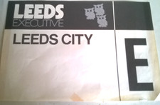 RAILWAY CARRIAGE WINDOW IDENTIFICATION LABEL (LEEDS EXECUTIVE)