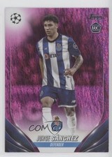 2023 Topps UEFA Club Competitions Pink Sparkle Foil Jorge Sanchez Sánchez 1k9y