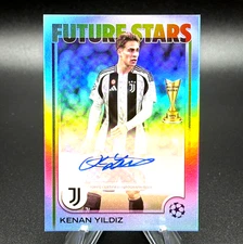 Kenan Yildiz 2024-25 Topps UCC Future Stars Rookie Gold Cup Holo #FSA-KY Auto
