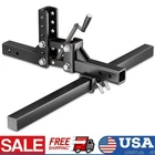 Manual Implement Lift 1-Point Lift Adjustable for ATV/UTV With 2 inch Receiver
