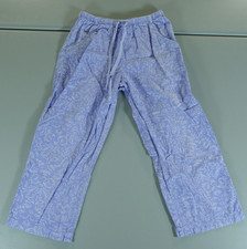 Fresh Produce Sweatpants Womens Small Purple Floral Cotton USA Drawstring Lounge
