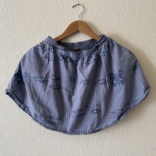 Tea Collection A-Line Skirt Girls Size 10 Striped Blue