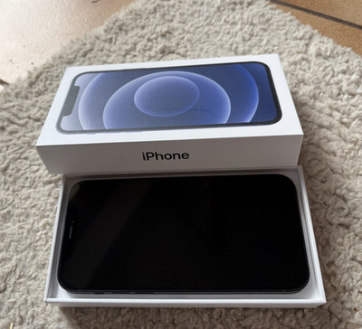 Apple iPhone 12 128 GB Schwarz iOS in OVP Originalverpackung Smartphone