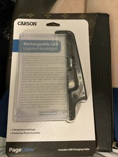 Page glow rechargeable LED lighted book light in USB new inbox