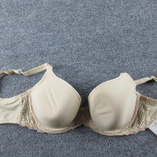 Wacoal T-Shirt Bra Womens 32DD Beige Lightly Lined Molded Underwire Lace Tee