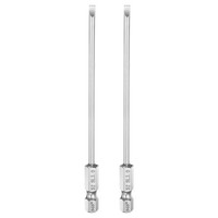 "2 StüCk SL3 Schlitz-Schraubendreher-Bits FüR 1/4\" Sechskantschaft 4.3\" Magnet"