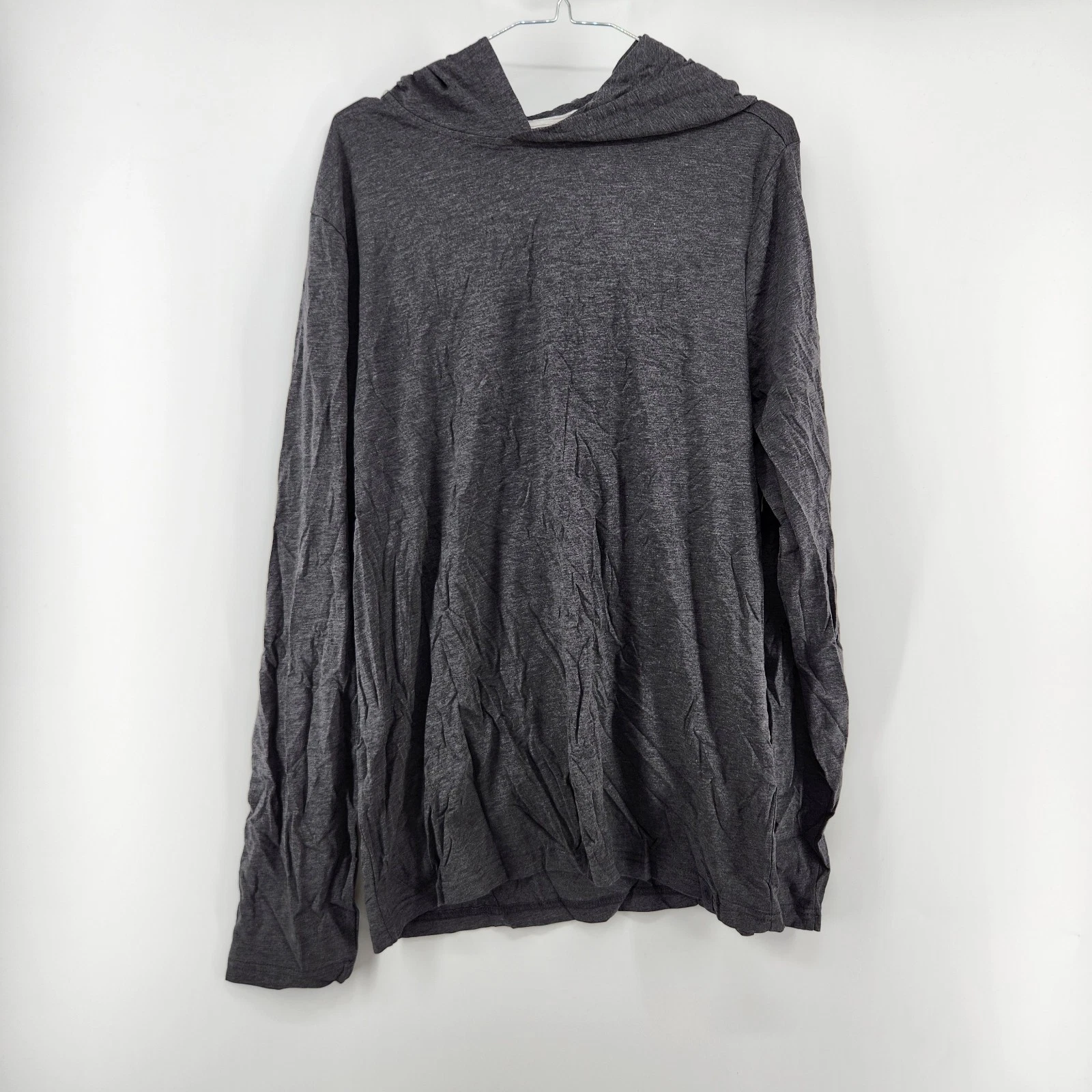 Flag & Anthem Men's Grey Large Essential Stretch Hoodie NWT