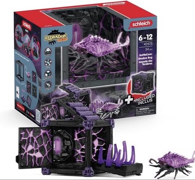 Schleich ELDRADOR Creatures BattleCave Shadow Bug Mythical Action Playset
