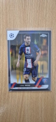 Lionel Messi/30 Topps chrome 2022/23 trading cards fußball
