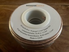 Amazon Basics 16-Gauge Speaker Wire 1.3 mm² - 30.5 m (100 feet)