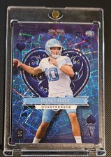 2023 Wild Card 5 Card Draw Stacked Deck - Ace of Hearts Drake Maye #SD-DM 1/2