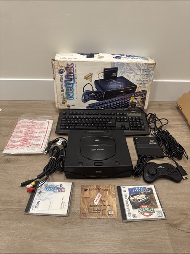 Sega Saturn NetLink Console Limited Box Set Sega Rally Very Rare ...