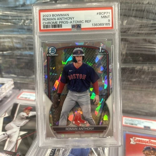2023 Bowman - Chrome Prospects Roman Anthony #BCP-71 Atomic Refractor PSA 9