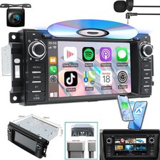 Car Radio Stereo Cd Dvd Player Carplay Gps For Jeep Compass Patriot 2009-2011 Am Car Radio Stereo Cd Dvd Player Carplay Gps For Jeep Compass Patriot 2009-2011 Am