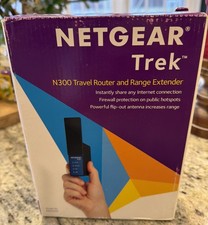 Netgear Trek N300 Travel Router and Range Extender Model No. PR2000 NEW sealed 